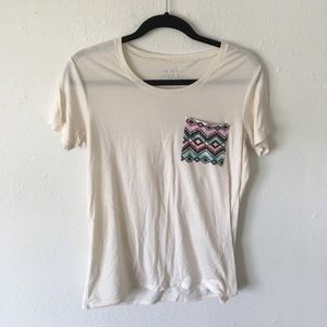 White pocket tee!
